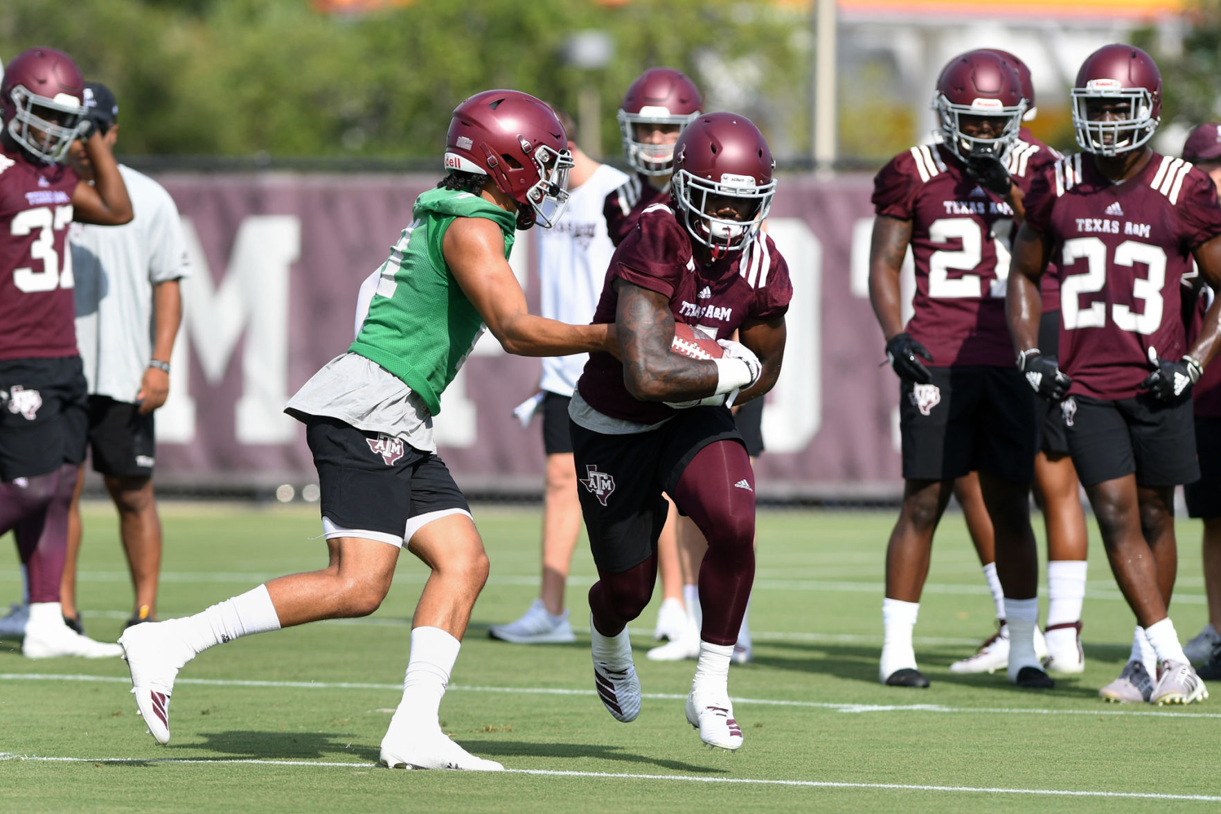 Texas A&M football practice